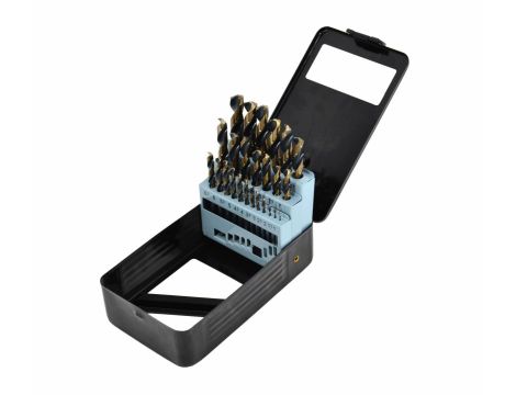 AWTOOLS WIERTŁO METAL HSS M2 KPL. 25szt./1,0-13,0mm/ PREMIUM - 2