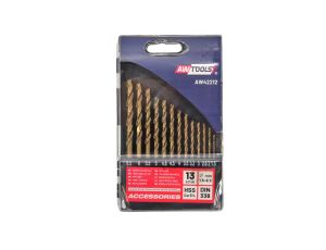 AWTOOLS WIERTŁO METAL KOBALT KPL.13szt/1,5-6,5mm