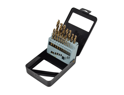 AWTOOLS WIERTŁO METAL KOBALT KPL.19szt/1,0-10,0mm - 2