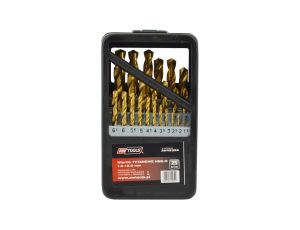 AWTOOLS WIERTŁO METAL TYTAN KPL. 25szt./1,0-13,0mm/