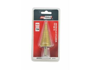 AWTOOLS WIERTŁO STOPNIOWE HSS-TIN /  6-35mm