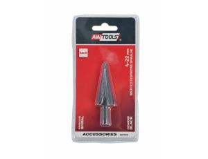 AWTOOLS WIERTŁO STOPNIOWE SPIRALNE/ 4-22mm/ AICrN/ CZARNE