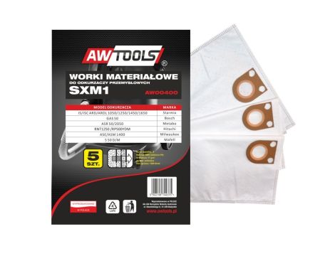 AWTOOLS WORKI Z MIKROWŁÓKNINY kpl.5szt.  SXM1 GAS 50 / STARMIX 50