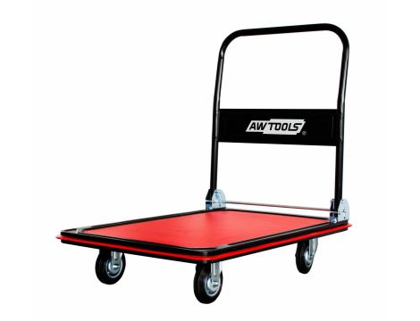 AWTOOLS WÓZEK MAGAZYNOWY 4-KOŁOWY 300KG PLATFORMA 90x60cm - 5