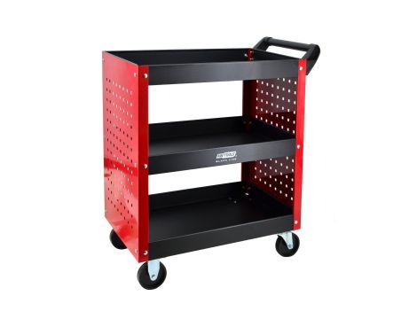 AWTOOLS WÓZEK WARSZTATOWY METALOWY 3 POZIOMY + PERFORACJA - 2