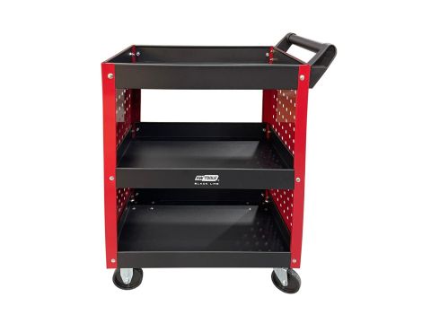 AWTOOLS WÓZEK WARSZTATOWY METALOWY 3 POZIOMY + PERFORACJA
