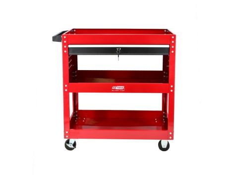 AWTOOLS WÓZEK WARSZTATOWY METALOWY 3 POZIOMY +1 SZUFLADA - 2