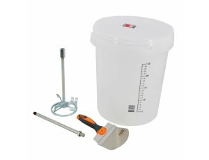 AWTOOLS ZESTAW DO MIESZANIA GŁ. SZPACHLO.NR1WIADRO+MIESZADŁO+SZPACHELKA PROFILOWANA 4850