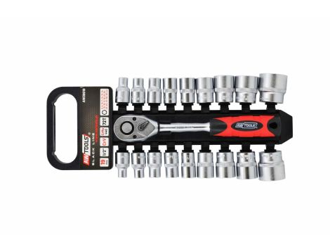 AWTOOLS ZESTAW KLUCZY   1/2"  19el