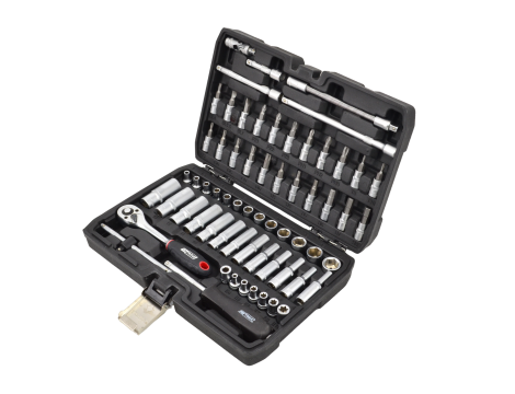 AWTOOLS ZESTAW KLUCZY   63el. 1/4" BLACK LINE - 2