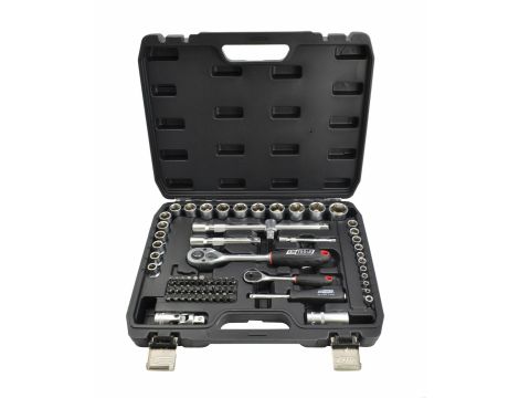 AWTOOLS ZESTAW KLUCZY   72el  1/2" / 1/4" BLACK LINE