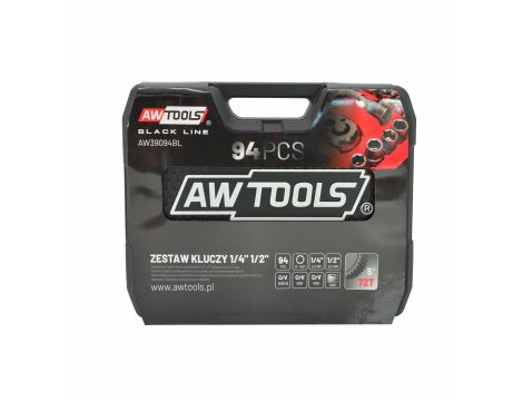 AWTOOLS ZESTAW KLUCZY   94el  1/2" / 1/4" - 3