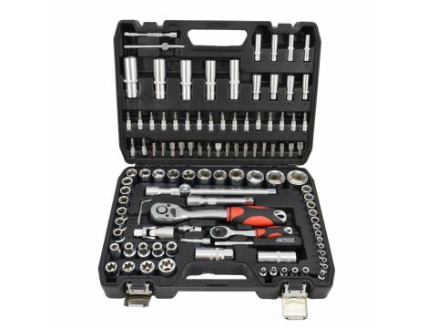 AWTOOLS ZESTAW KLUCZY  108el 1/2" / 1/4" BLACK LINE - 2