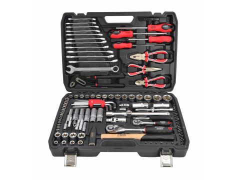 AWTOOLS ZESTAW KLUCZY  122el 1/2" / 1/4" BLACK LINE - 2