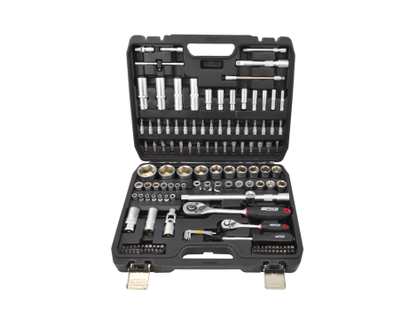 AWTOOLS ZESTAW KLUCZY  144el. 1/2" / 1/4" BLACK LINE