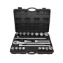 AWTOOLS ZESTAW KLUCZY NASADOWYCH 12KĄTNYCH 21 ELEMENTÓW 3/4" - 3