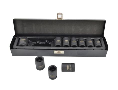 AWTOOLS ZESTAW NASADEK UDAROWYCH 1/2" 10cz. 10-22mm/KRÓTKIE BLACK LINE - 2