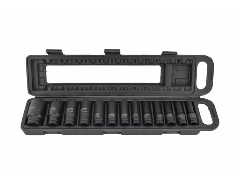 AWTOOLS ZESTAW NASADEK UDAROWYCH 1/2" 13cz./10-32mm/ DŁUGIE BLACK LINE