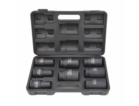 AWTOOLS ZESTAW NASADEK UDAROWYCH 3/4"  8cz./17-38mm/ DŁUGIE