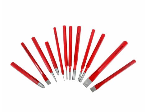 AWTOOLS ZESTAW PRZECINAKÓW I PUNKTAKÓW 12cz.