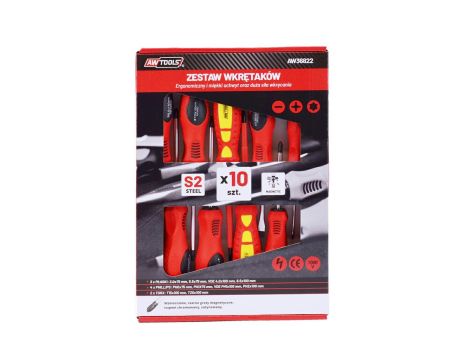 AWTOOLS ZESTAW WKRĘTAKÓW S2 / 10szt.