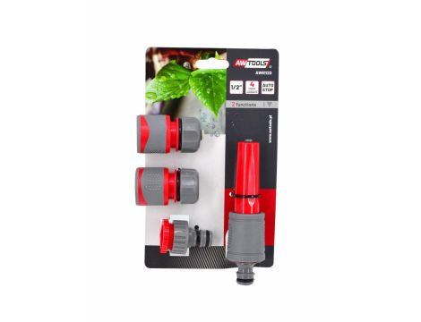 AWTOOLS ZESTAW ZRASZAJĄCY 4cz. 3/4"GUMOWY UCHWYT