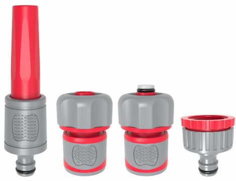 AWTOOLS ZESTAW ZRASZAJĄCY 4cz. 3/4"GUMOWY UCHWYT - 2