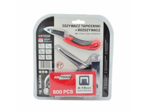 AWTOOLS ZSZYWACZ 4-14mm  METAL CZARNY + ROZSZYWACZ - 2