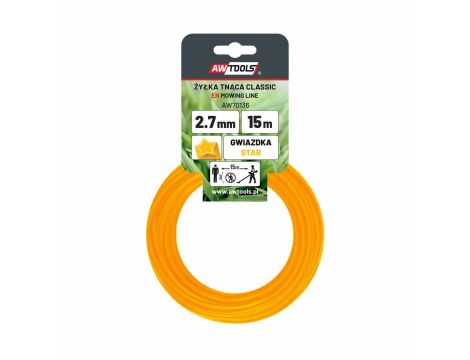 AWTOOLS ŻYŁKA TNĄCA CLASSIC  2,4x15m/ GWIAZDKA