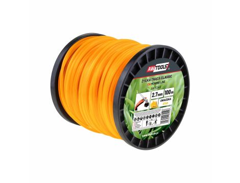 AWTOOLS ŻYŁKA TNĄCA CLASSIC 2,4x100m/ GWIAZDKA/ SZPULA