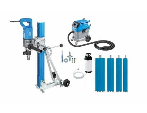 BAIER WIERTNICA BDB825 + ODKURZACZ BSS606L +STATYW+HYDRONETKA + KORONY 82/132/172/200