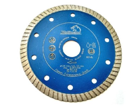 TARCZA D. GRES FKT 125mm GRES/CERAMIKA/DACHÓWKA FKT WOLF