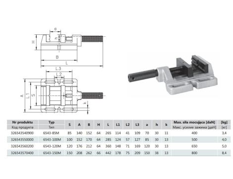 BISON IMADŁO MASZYNOWE W.150mm 6543... . - 2