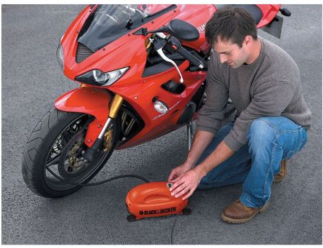 BLACK+DECKER KOMPRESOR  12V/8,3BAR   ASI200  . - 3