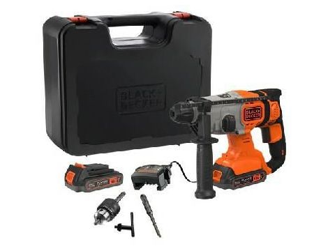 BLACK+DECKER MŁOTOWIERTARKA  18V BCD900E2K 1,2J 2x2,5Ah +UCHWYT