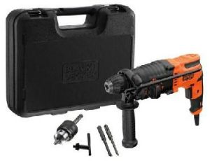 BLACK+DECKER MŁOTOWIERTARKA  650W KUFER