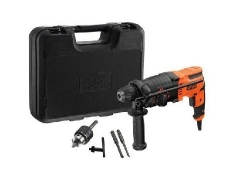 BLACK+DECKER MŁOTOWIERTARKA  650W KUFER