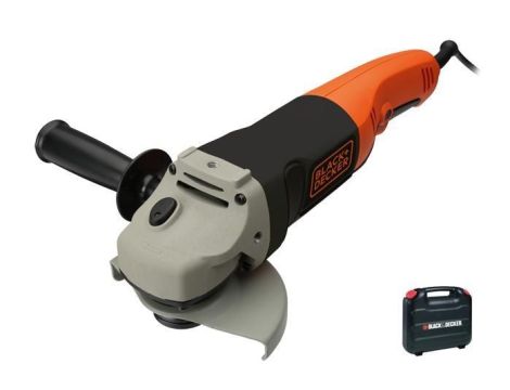 BLACK+DECKER SZLIFIERKA KĄTOWA 125/1200W KG1202K WALIZKA. - 2