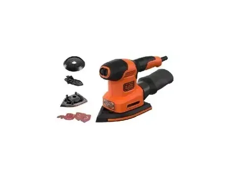 BLACK+DECKER SZLIFIERKA OSCYLACYJNA 200W/125mm/4w1