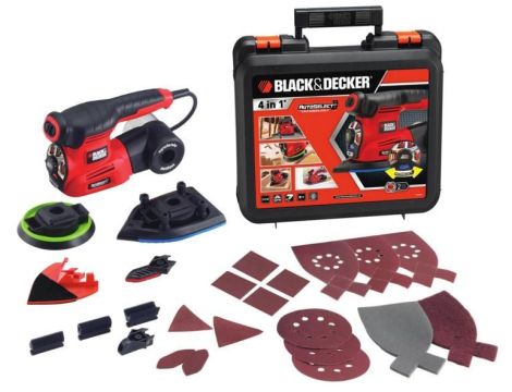 BLACK+DECKER SZLIFIERKA OSCYLACYJNA WIELOFUNKCYJ.220W KA280K