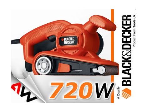 BLACK+DECKER SZLIFIERKA TAŚMOWA 720W  /75x457 KA86 - 3