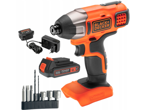 BLACK+DECKER ZAKRĘTARKA UDAROWA 18V BDCIM18D1A 115Nm 1x2,0Ah