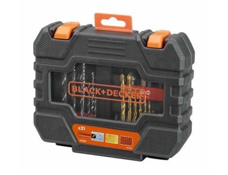 BLACK+DECKER ZESTAW AKCESORIÓW  31szt. ...