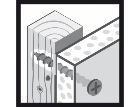 BOSCH WKRĘTY DO DREWNA TAŚMA 3,9x25mm 1000szt. - 2