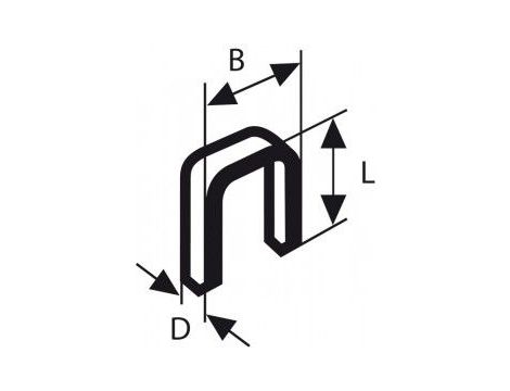 BOSCH ZSZYWKI DO GTK 40  30mm/5000szt. ... - 2