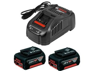 BOSCH AKUMULATOR 18V  5,0Ah 2szt. + ŁADOWARKA GAL 1880 CV