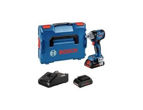BOSCH KLUCZ UDAROWY 1/2" GDS 18V-330 HC 2xPC4,0Ah 330Nm LB