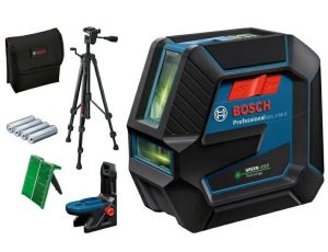 BOSCH LASER KRZYŻOWY GCL 2-50 G ZIELONY + UCHWYT RM 10 +  STATYW BT 150