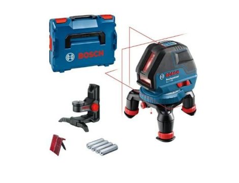 BOSCH LASER KRZYŻOWY GLL 3-50 P + UCHWYT BM 1 LB