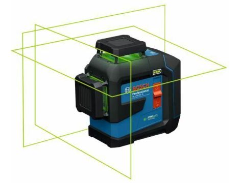 BOSCH LASER PŁASZCZYZNOWY GLL 80-33 G 3x360° ZIELONY + UCHWYT LB 10